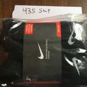 6 Pair Black Cotton Crew &6 Pair White Cotton Crew